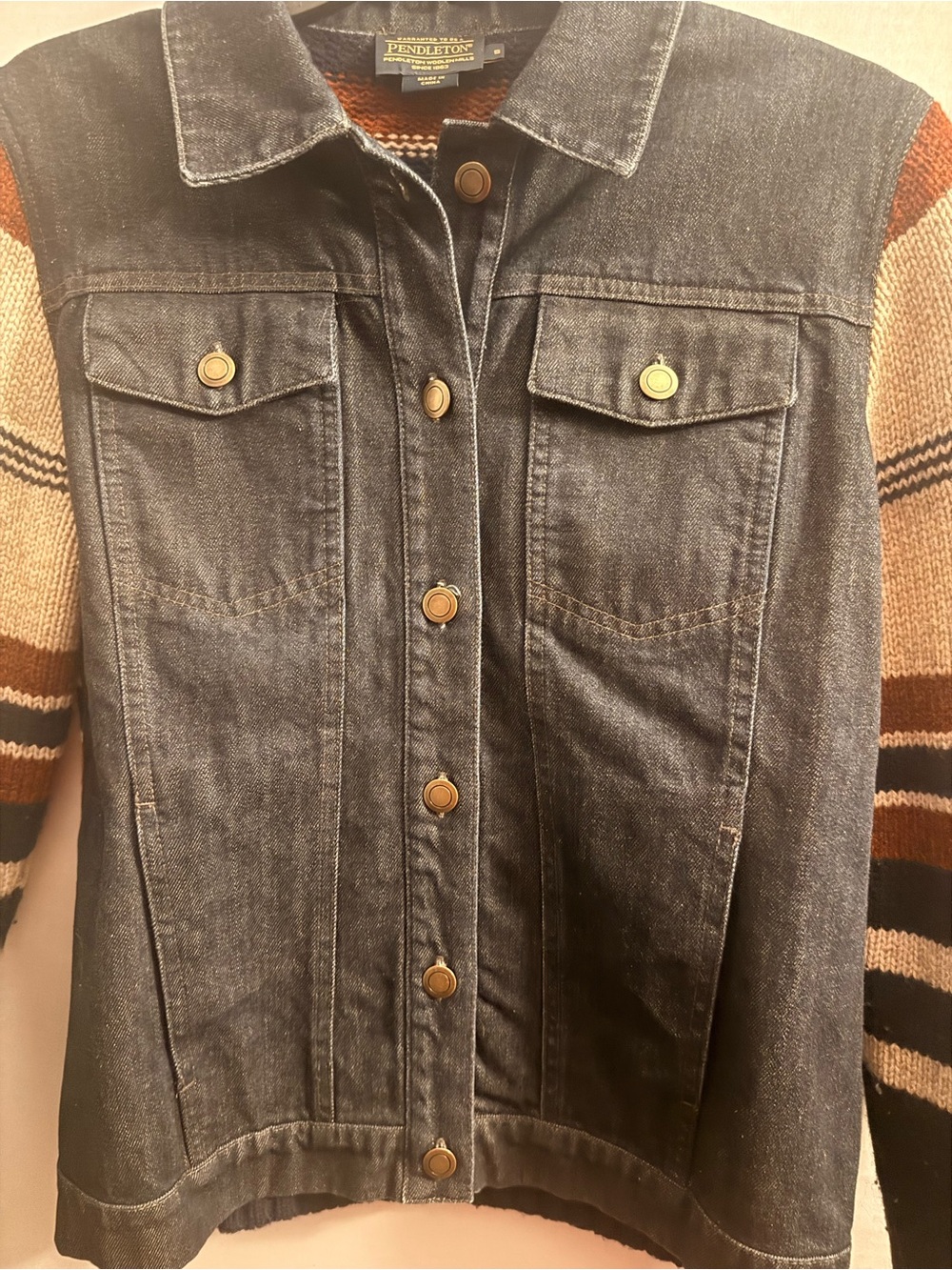 Pendleton Women's Athena Lambswool Sweater Jacket size S - Picture 4 of 10